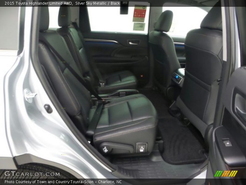 Silver Sky Metallic / Black 2015 Toyota Highlander Limited AWD