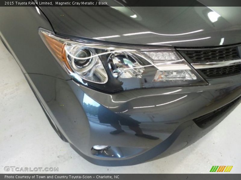 Magnetic Gray Metallic / Black 2015 Toyota RAV4 Limited