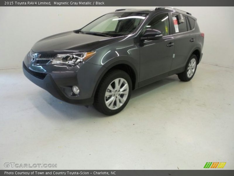 Magnetic Gray Metallic / Black 2015 Toyota RAV4 Limited
