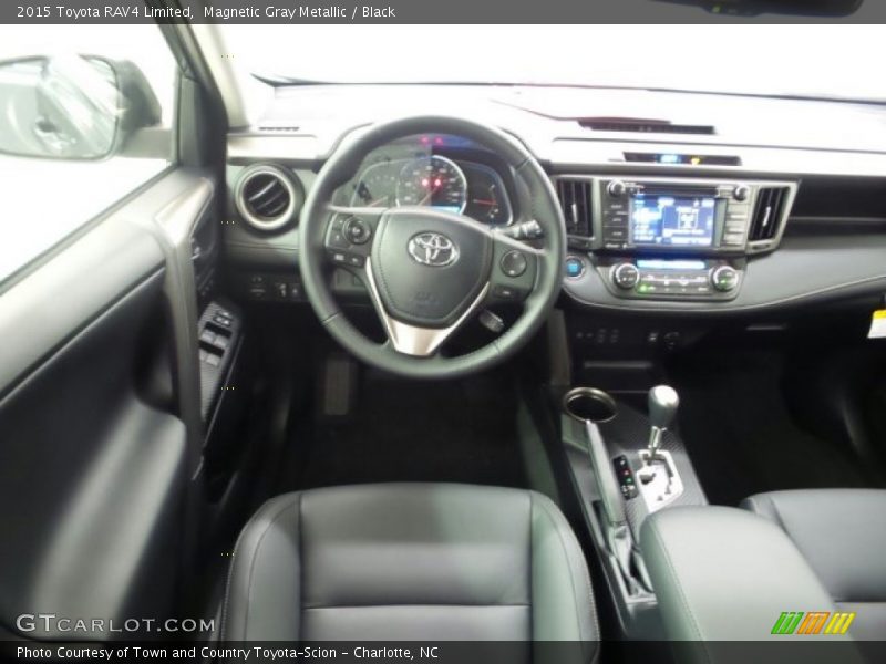 Magnetic Gray Metallic / Black 2015 Toyota RAV4 Limited