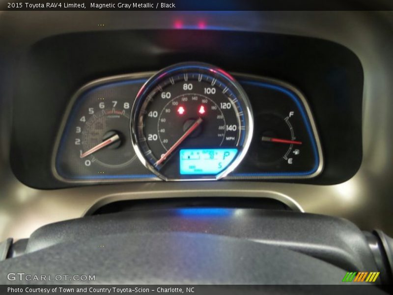Magnetic Gray Metallic / Black 2015 Toyota RAV4 Limited