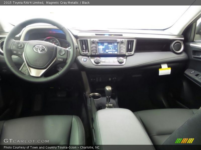 Magnetic Gray Metallic / Black 2015 Toyota RAV4 Limited