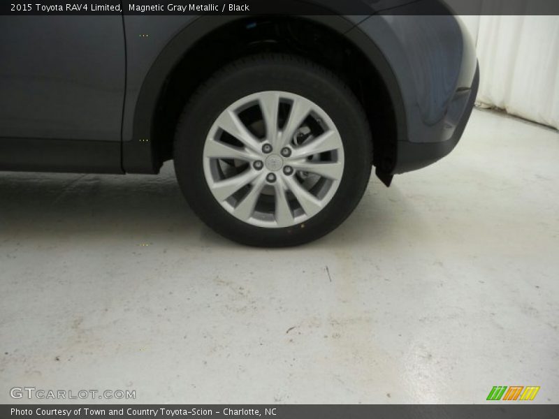 Magnetic Gray Metallic / Black 2015 Toyota RAV4 Limited