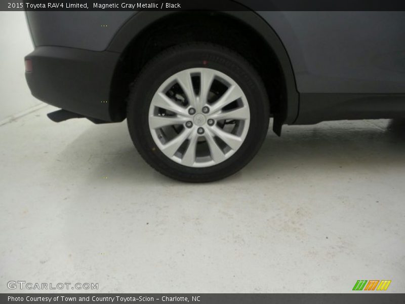 Magnetic Gray Metallic / Black 2015 Toyota RAV4 Limited