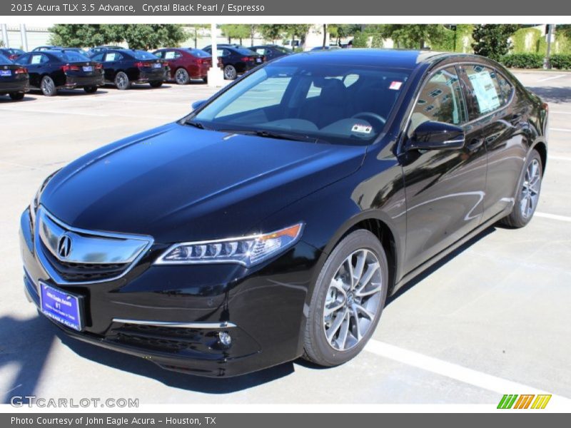 Crystal Black Pearl / Espresso 2015 Acura TLX 3.5 Advance