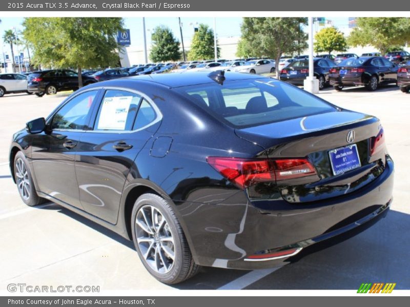 Crystal Black Pearl / Espresso 2015 Acura TLX 3.5 Advance