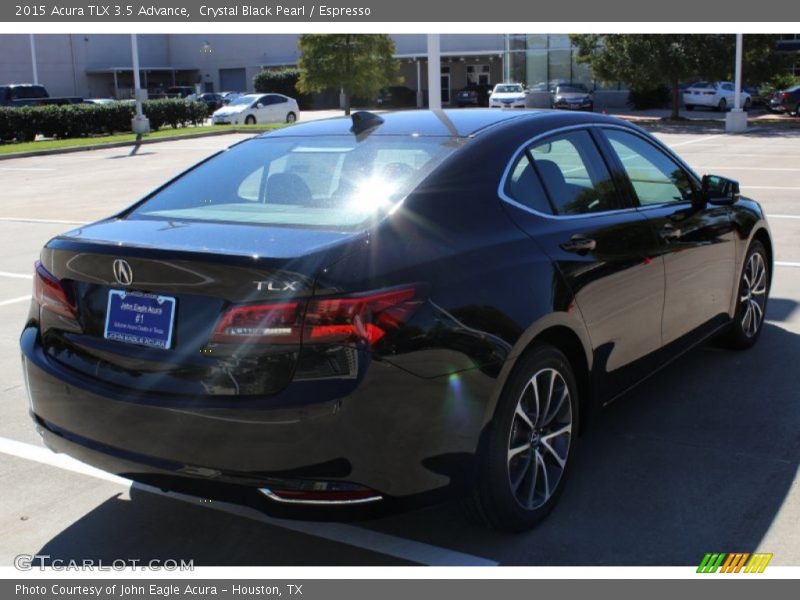 Crystal Black Pearl / Espresso 2015 Acura TLX 3.5 Advance