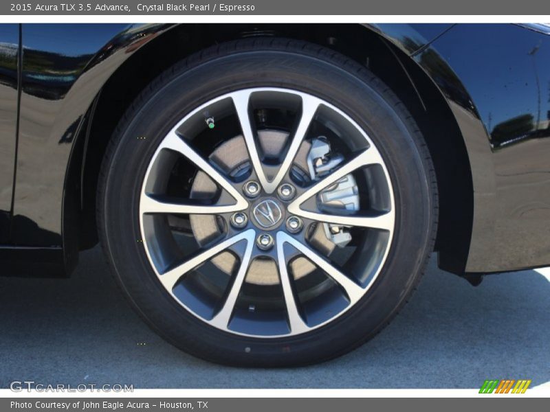 Crystal Black Pearl / Espresso 2015 Acura TLX 3.5 Advance