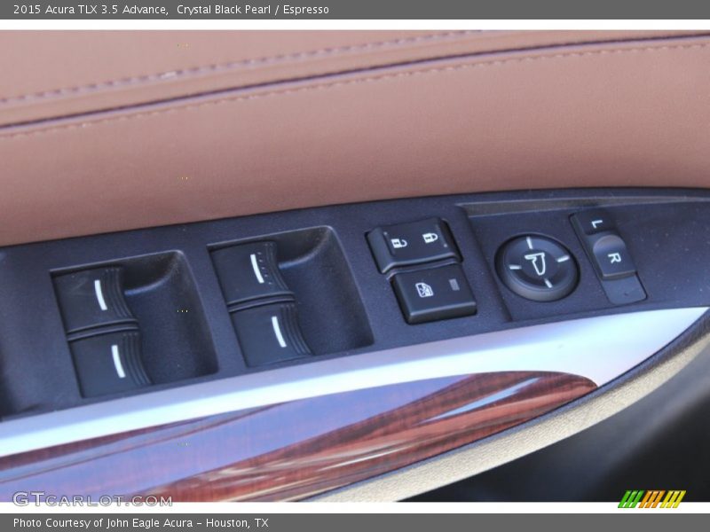 Crystal Black Pearl / Espresso 2015 Acura TLX 3.5 Advance