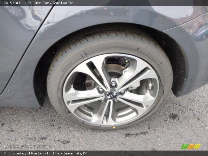 Steel Blue / Gray Two Tone 2015 Kia Forte EX