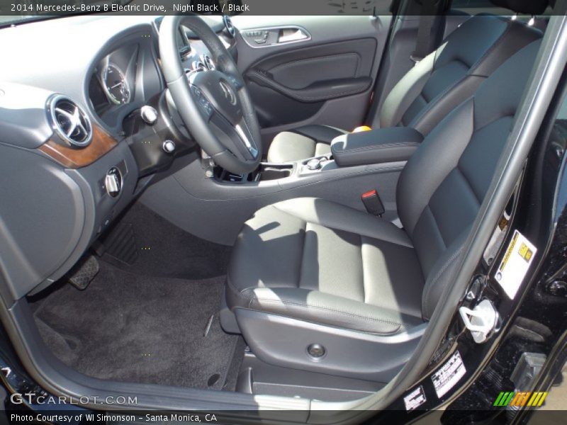 Front Seat of 2014 B Electric Drive