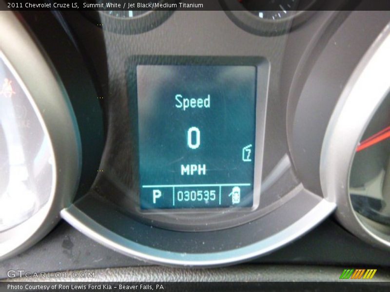 Summit White / Jet Black/Medium Titanium 2011 Chevrolet Cruze LS