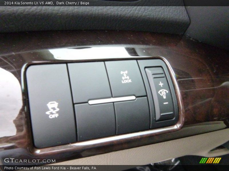 Dark Cherry / Beige 2014 Kia Sorento LX V6 AWD