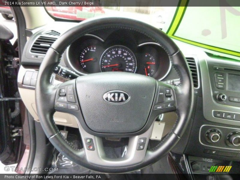  2014 Sorento LX V6 AWD Steering Wheel