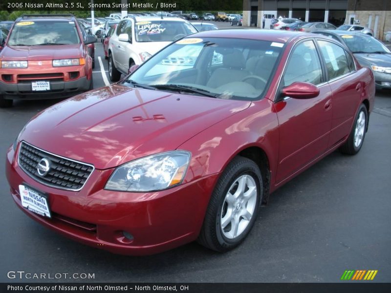 Sonoma Sunset Metallic / Blond 2006 Nissan Altima 2.5 SL