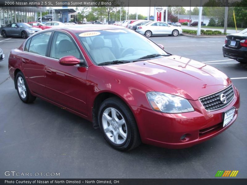 Sonoma Sunset Metallic / Blond 2006 Nissan Altima 2.5 SL