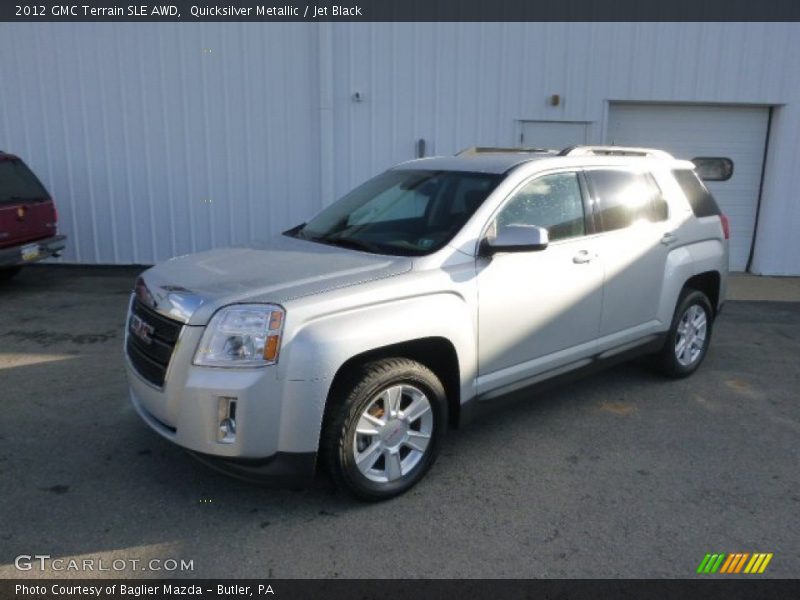 Quicksilver Metallic / Jet Black 2012 GMC Terrain SLE AWD