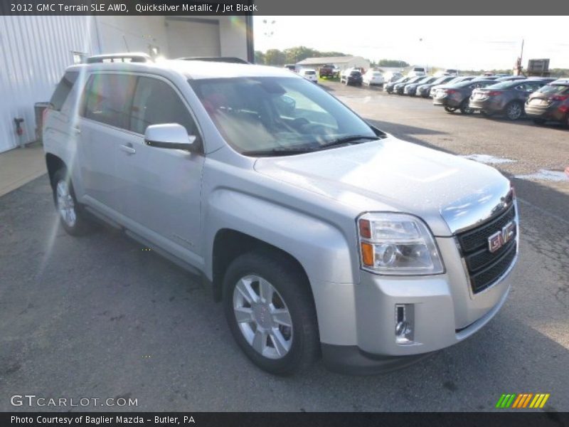 Quicksilver Metallic / Jet Black 2012 GMC Terrain SLE AWD