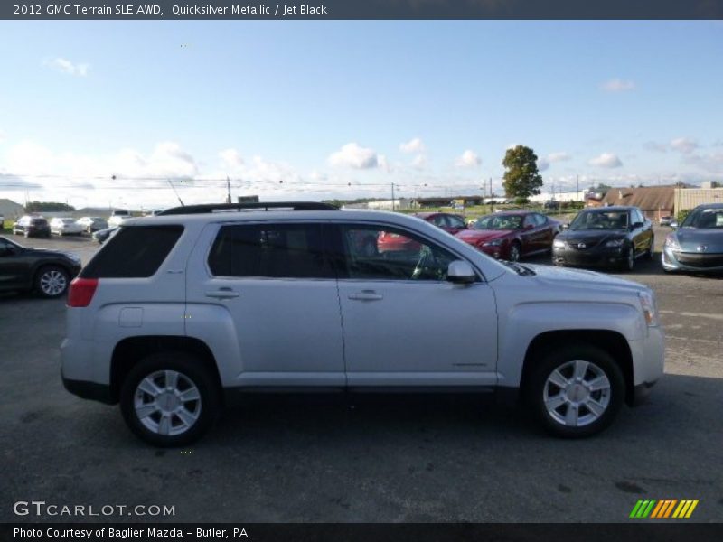 Quicksilver Metallic / Jet Black 2012 GMC Terrain SLE AWD