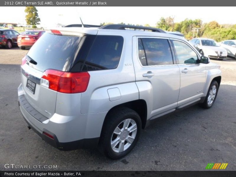 Quicksilver Metallic / Jet Black 2012 GMC Terrain SLE AWD