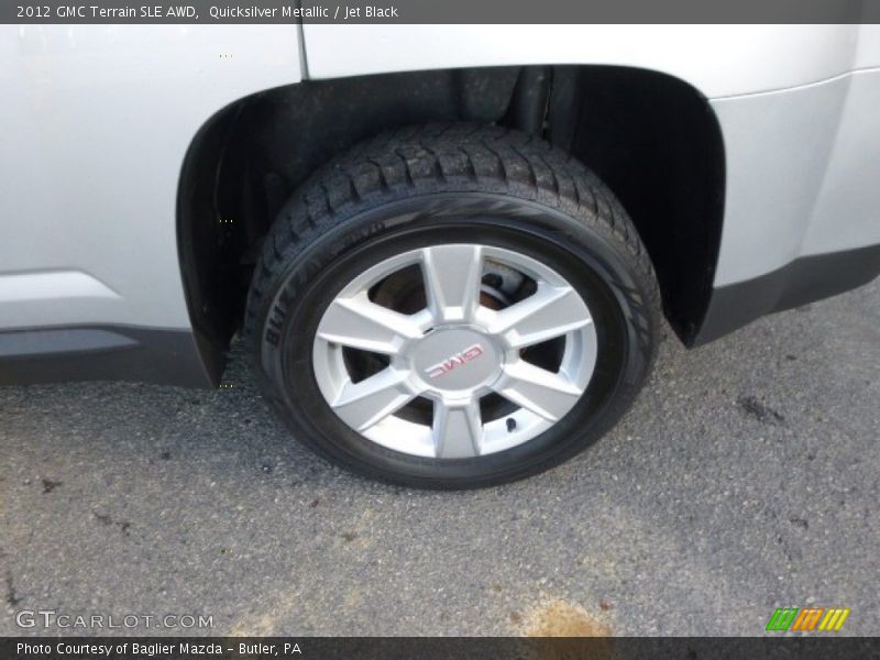 Quicksilver Metallic / Jet Black 2012 GMC Terrain SLE AWD