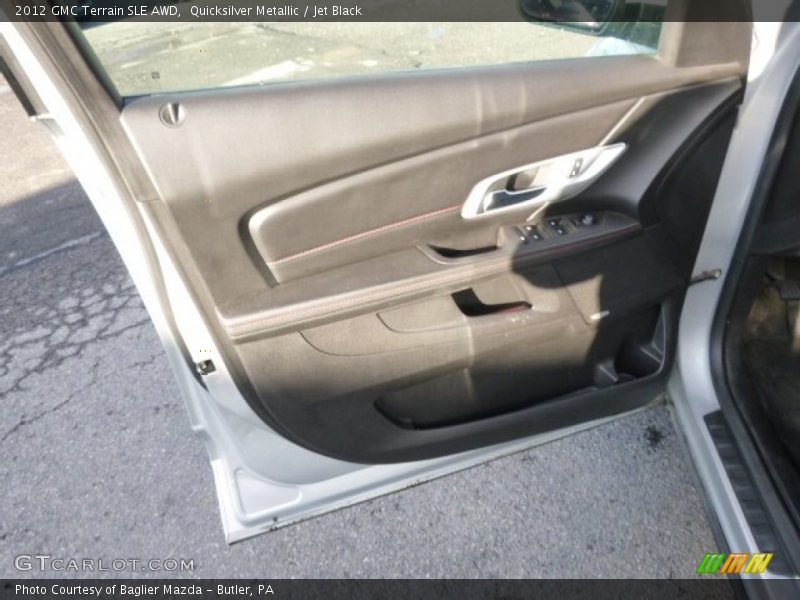 Quicksilver Metallic / Jet Black 2012 GMC Terrain SLE AWD