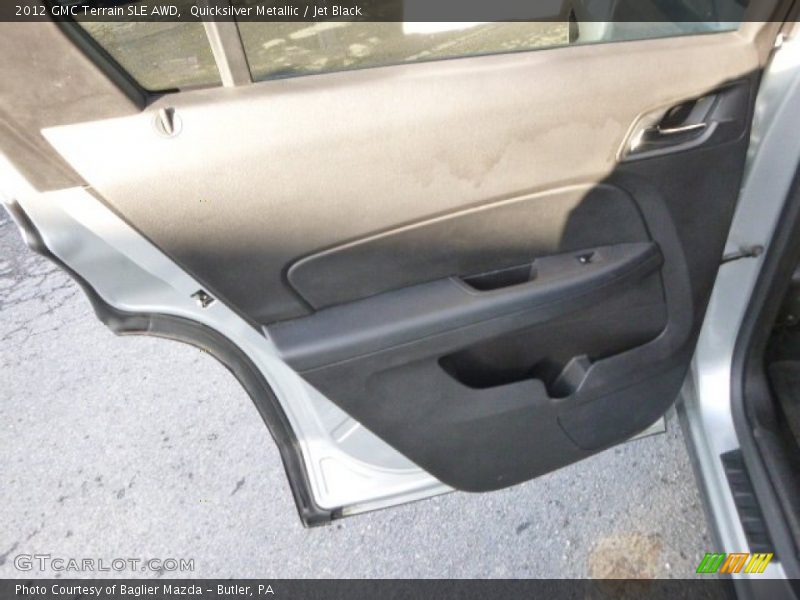 Quicksilver Metallic / Jet Black 2012 GMC Terrain SLE AWD