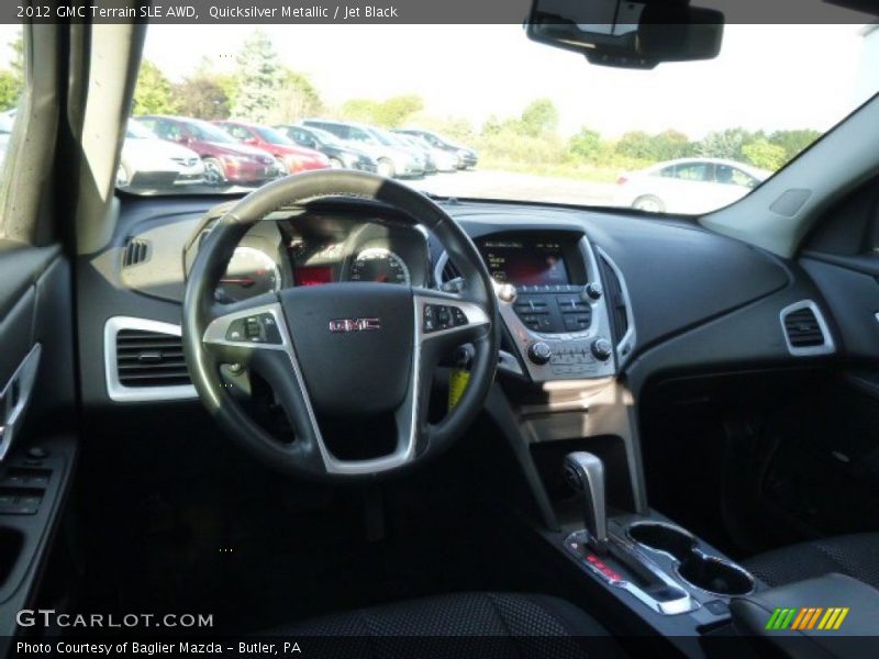 Quicksilver Metallic / Jet Black 2012 GMC Terrain SLE AWD