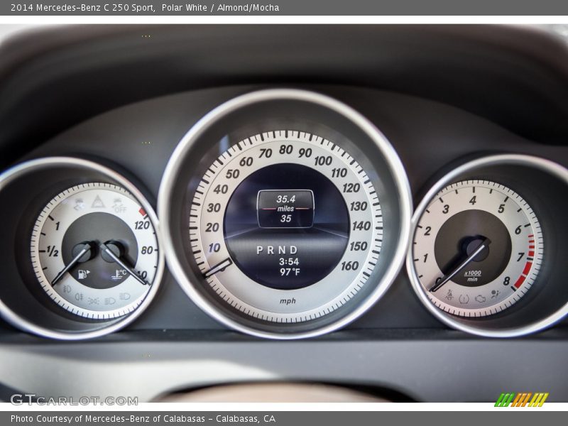 Polar White / Almond/Mocha 2014 Mercedes-Benz C 250 Sport