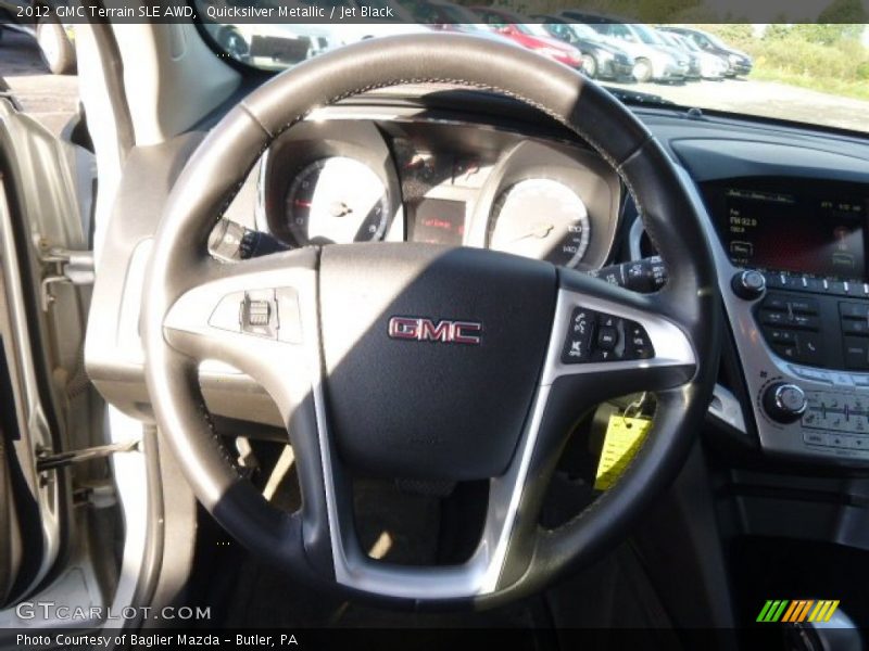 Quicksilver Metallic / Jet Black 2012 GMC Terrain SLE AWD