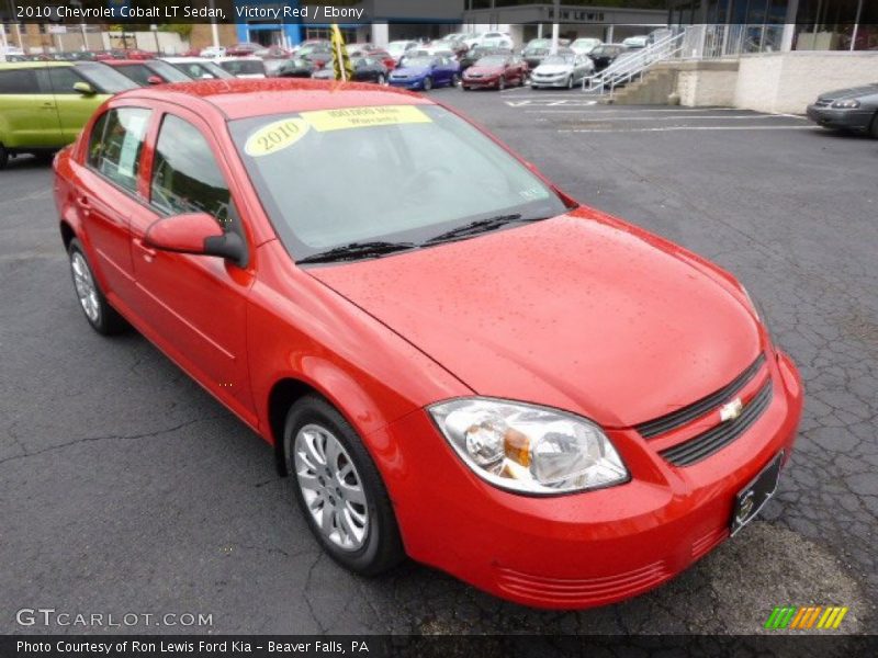 Victory Red / Ebony 2010 Chevrolet Cobalt LT Sedan