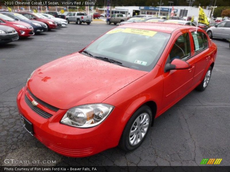 Victory Red / Ebony 2010 Chevrolet Cobalt LT Sedan