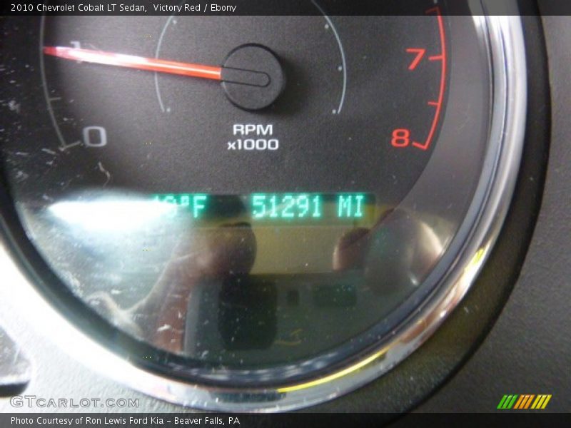 Victory Red / Ebony 2010 Chevrolet Cobalt LT Sedan