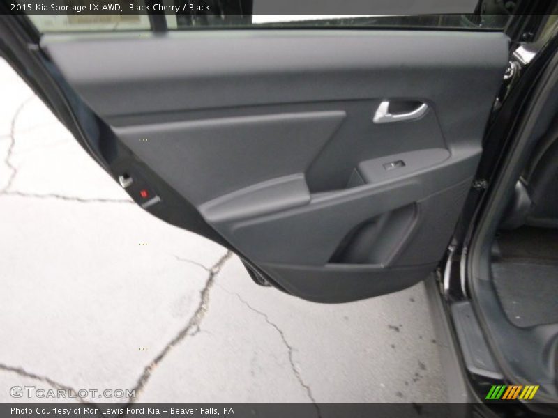 Black Cherry / Black 2015 Kia Sportage LX AWD