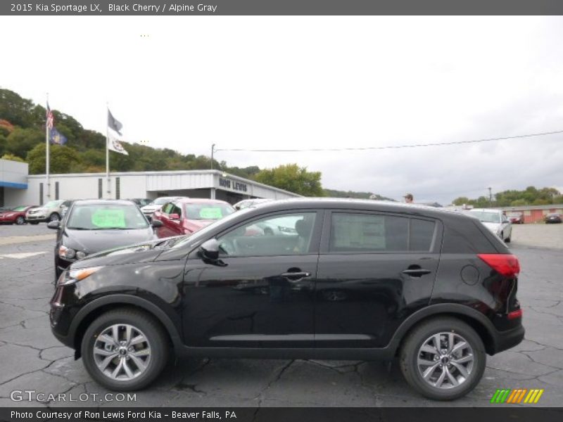 Black Cherry / Alpine Gray 2015 Kia Sportage LX