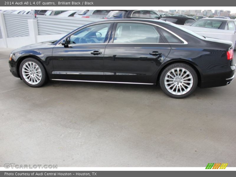 Brilliant Black / Black 2014 Audi A8 L 4.0T quattro