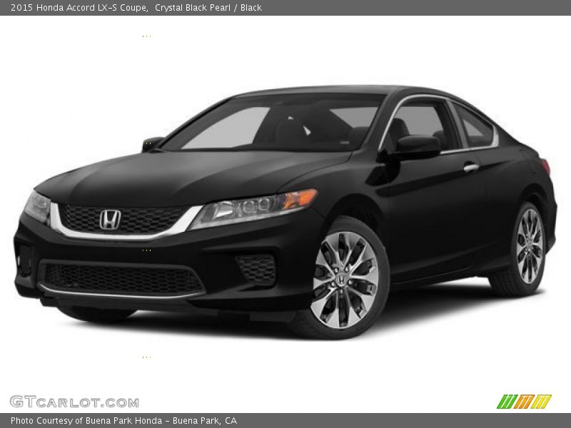 Crystal Black Pearl / Black 2015 Honda Accord LX-S Coupe