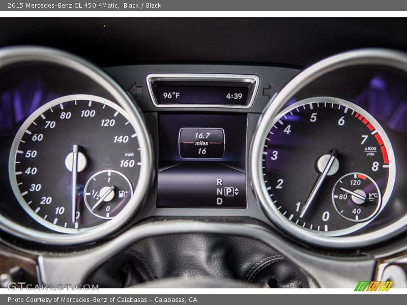 Black / Black 2015 Mercedes-Benz GL 450 4Matic