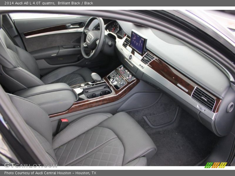 Brilliant Black / Black 2014 Audi A8 L 4.0T quattro