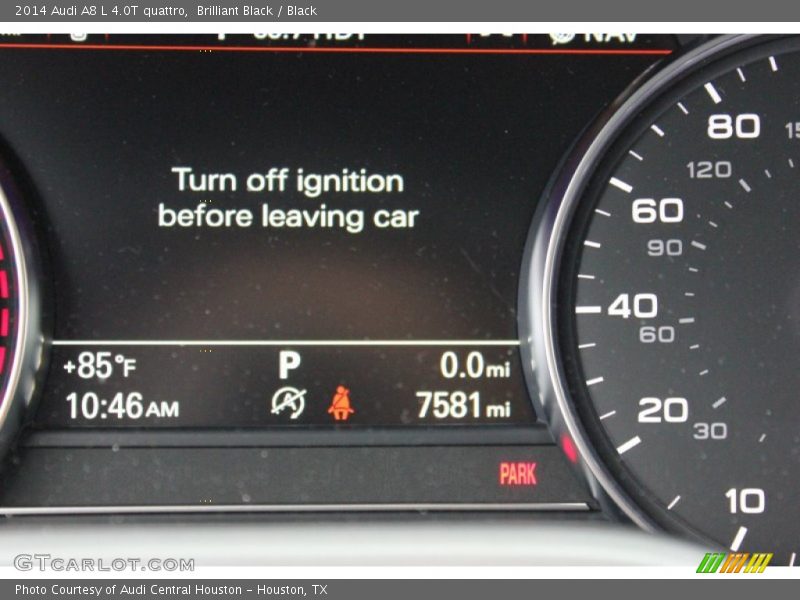 Brilliant Black / Black 2014 Audi A8 L 4.0T quattro