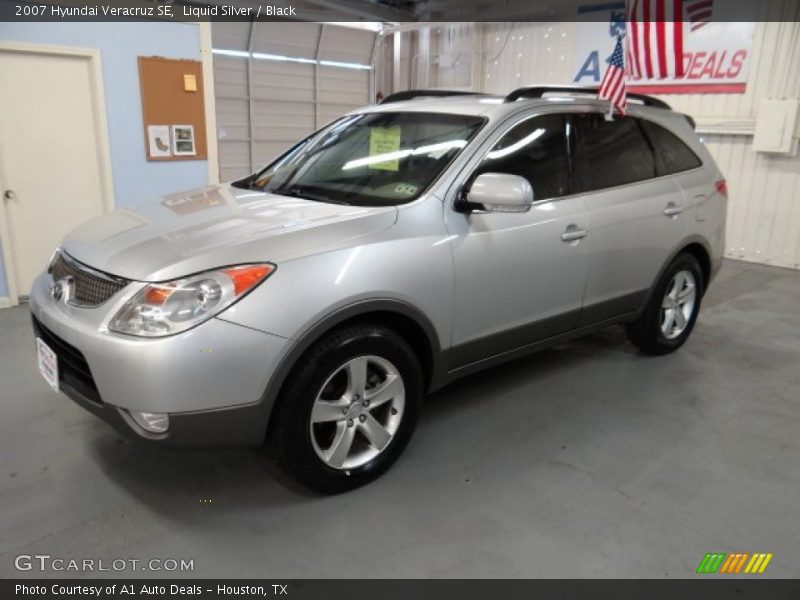 Liquid Silver / Black 2007 Hyundai Veracruz SE