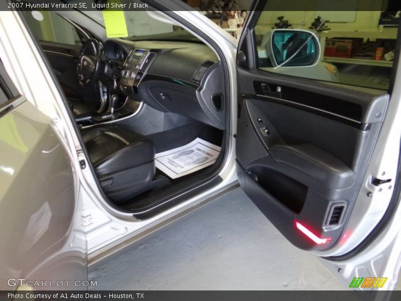 Liquid Silver / Black 2007 Hyundai Veracruz SE