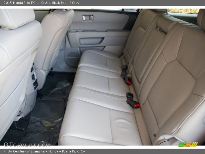 Crystal Black Pearl / Gray 2015 Honda Pilot EX-L