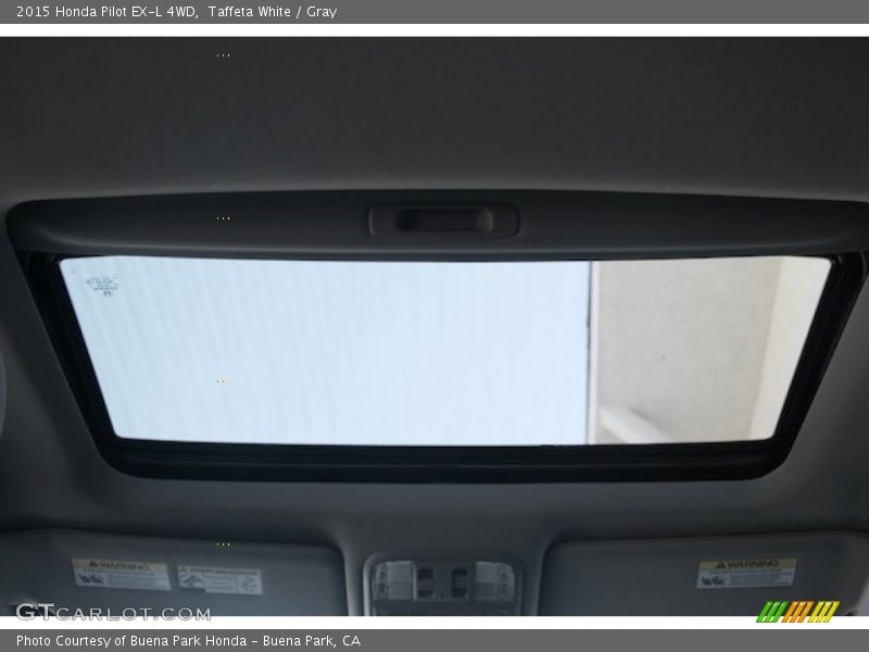 Taffeta White / Gray 2015 Honda Pilot EX-L 4WD