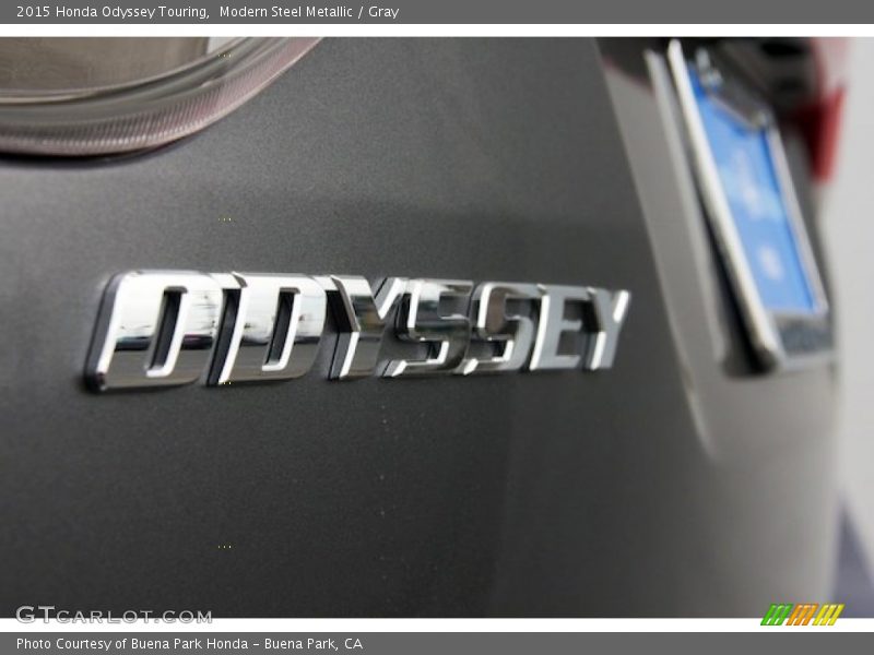 Modern Steel Metallic / Gray 2015 Honda Odyssey Touring