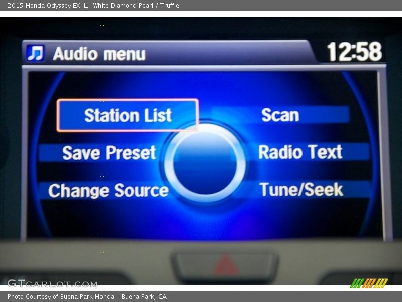 White Diamond Pearl / Truffle 2015 Honda Odyssey EX-L