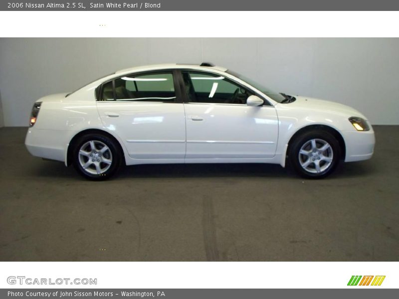 Satin White Pearl / Blond 2006 Nissan Altima 2.5 SL