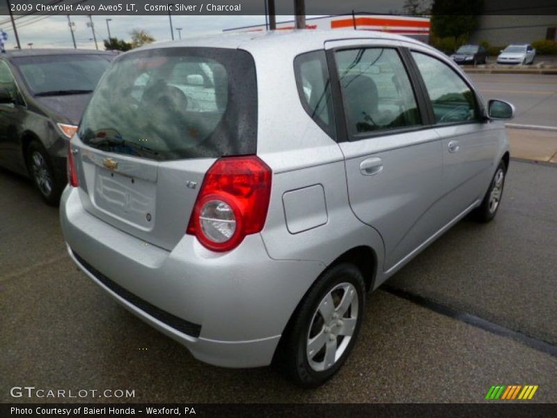 Cosmic Silver / Charcoal 2009 Chevrolet Aveo Aveo5 LT