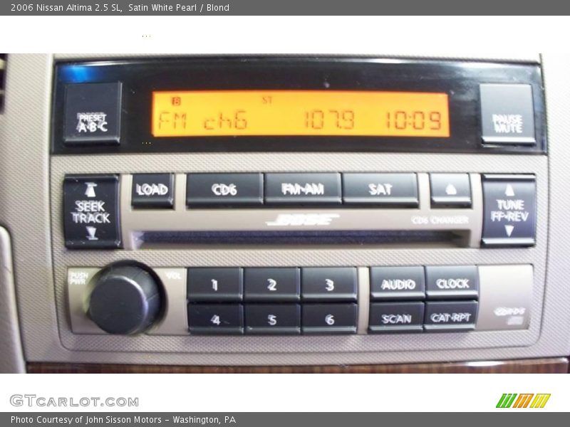 Satin White Pearl / Blond 2006 Nissan Altima 2.5 SL