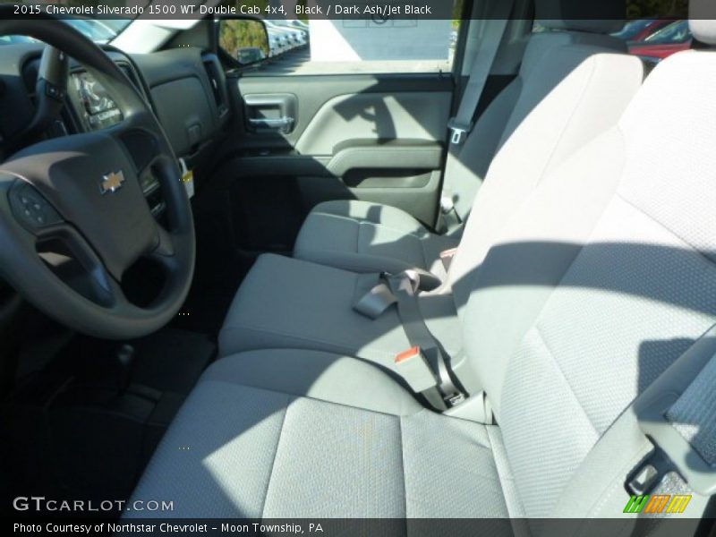 Black / Dark Ash/Jet Black 2015 Chevrolet Silverado 1500 WT Double Cab 4x4